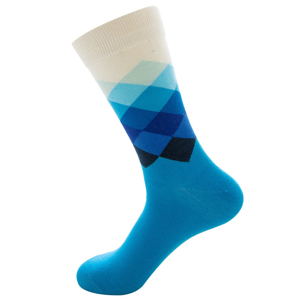 Santimon Colorful Argyle Socks 1 Pair Set