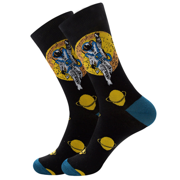 Santimon Fruits Snacks & Space Socks 1 Pair Set