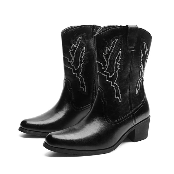 Santimon High Heel Cowboy Boots For Men