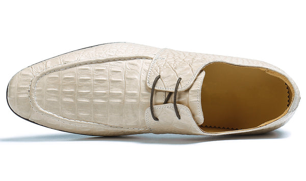 Santimon Men's Alligator Formal Dress Derby