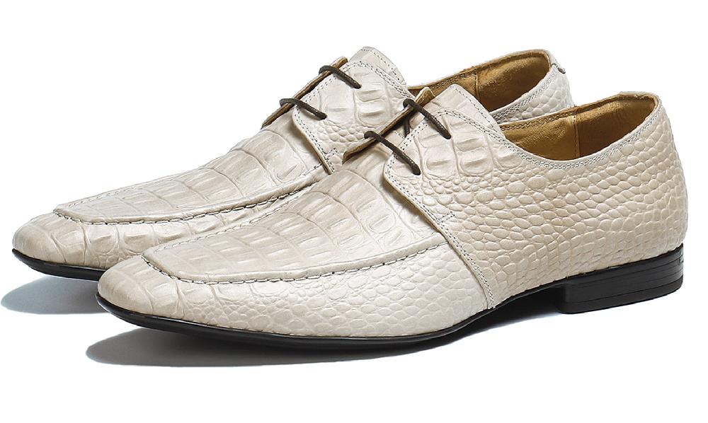 santimon Men's Alligator Formal Dress Derby