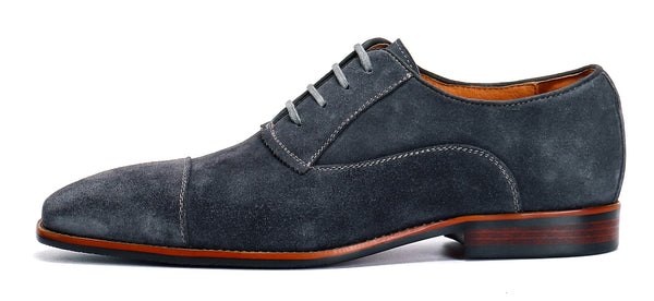 Santimon Men's Breathable Suede Leather Oxfords