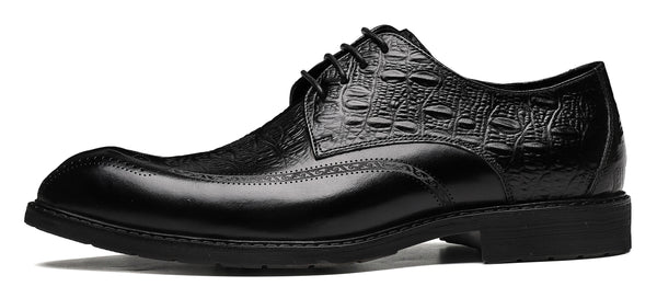 Santimon Men's Brogue Genuine Leather Derby
