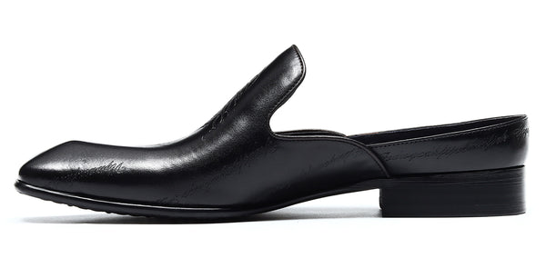 Santimon Men's Brogues Dazling Mules Slipper Shoes