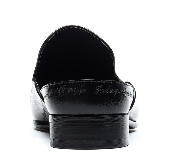 Santimon Men's Brogues Dazling Mules Slipper Shoes