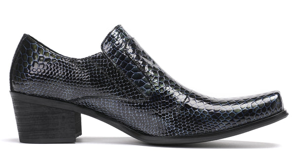 Santimon Men's Buckle Penny Loafers Opera Pumps