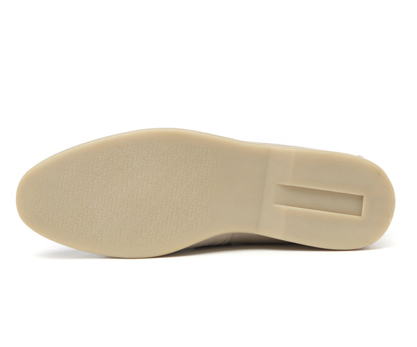 Santimon Men's Calf Leather Gold Lock Loafers