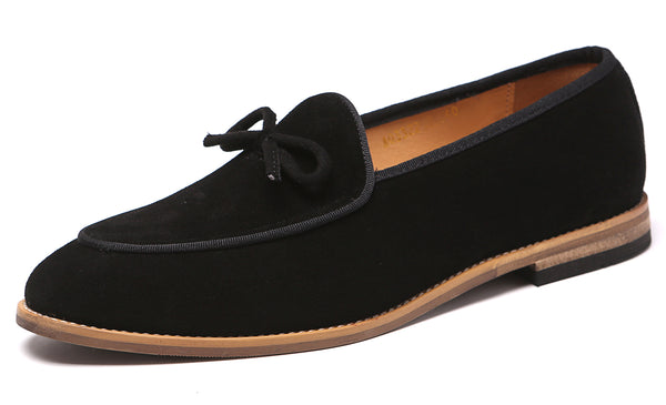 Santimon Men's Casual Bow Loafers Flats