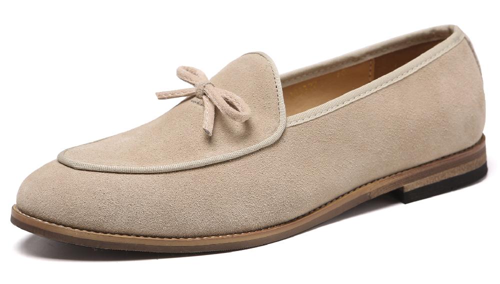 santimon Men's Casual Bow Loafers Flats
