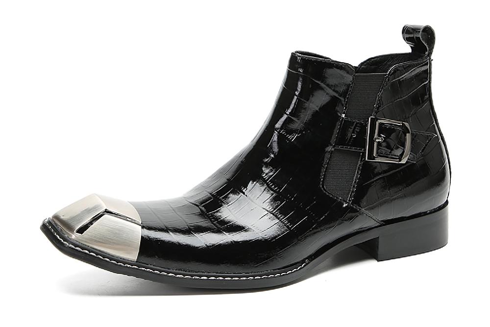 santimon Men's Casual Chelsea Western Boots