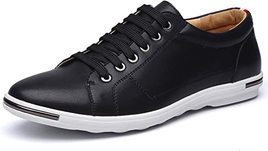 Santimon Men's Casual Comfort Lace Up Sneakers