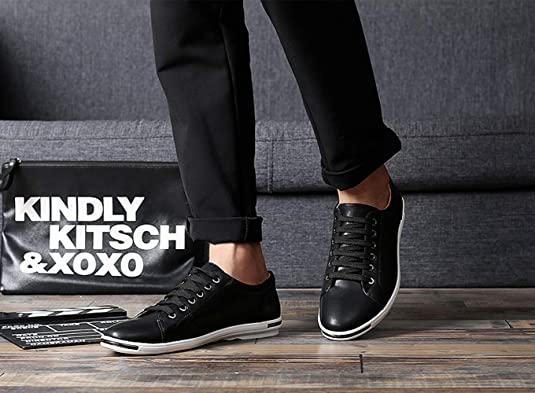 Santimon Men's Casual Comfort Lace Up Sneakers