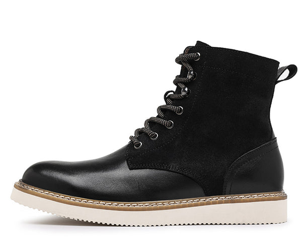 Santimon Men's Casual Dress Boots Foam Sole