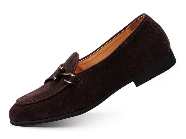 Santimon Men's Casual Hook Strap Loafers