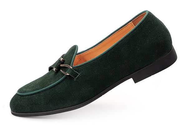 Santimon Men's Casual Hook Strap Loafers