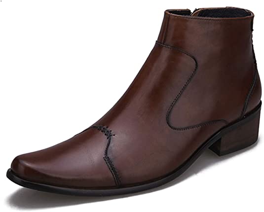 Santimon Men's Casual Plain Chelsea Boots