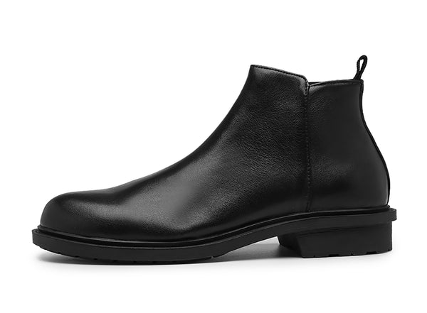 Santimon Men's Chelsea Boots Genuine Leather