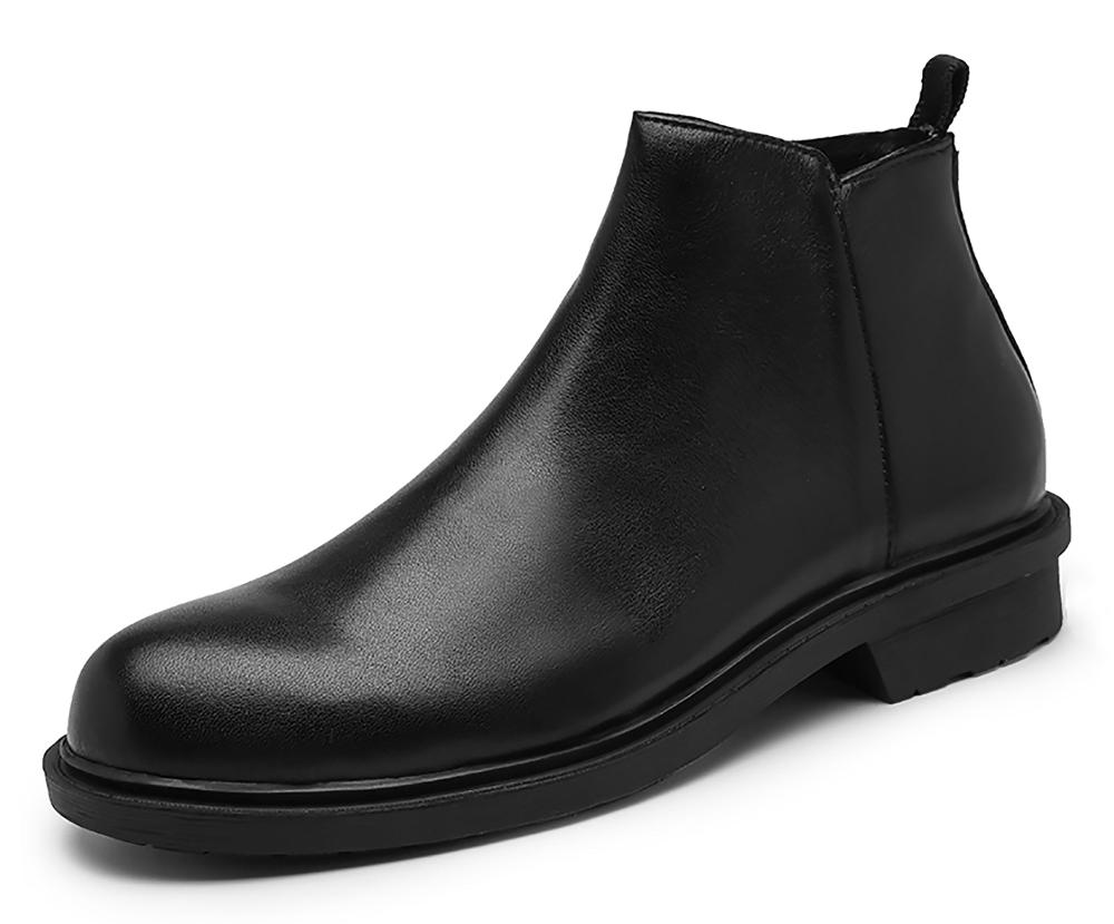 santimon Men's Chelsea Boots Genuine Leather