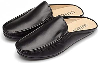 Santimon Men's Classic Casual Mules Backless