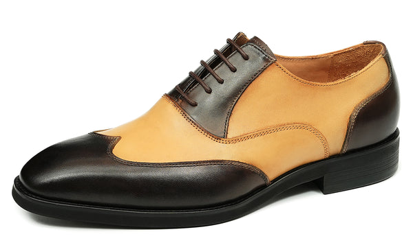 Santimon Men's Classic Dress Brogues Oxfords