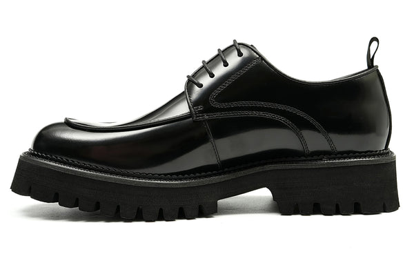 Santimon Men's Classic Dress Patent Leather Derby