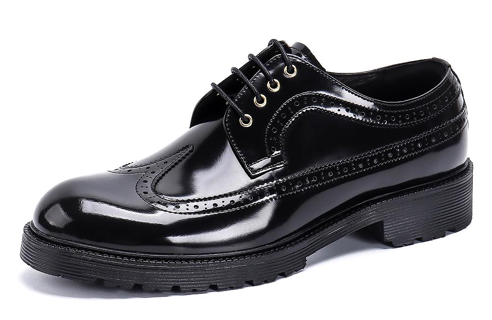 santimon Men's Classic Dress Wingtip Brogues Derby