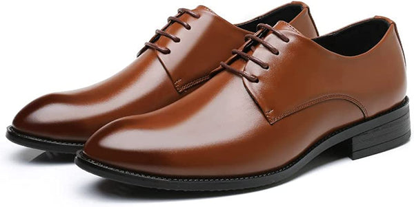 Santimon Men's Classic Modern Derby Shoes