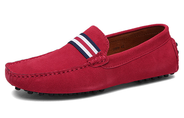 Santimon Men's Classic Nubuck Driving Moccasins