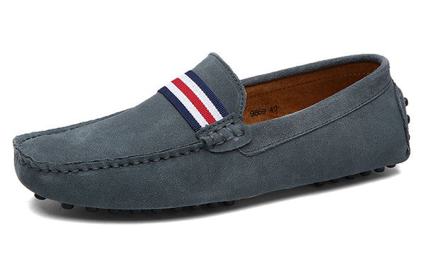 Santimon Men's Classic Nubuck Driving Moccasins