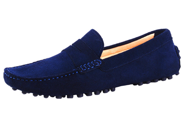 Santimon Men's Classic Penny Driving Moccasins