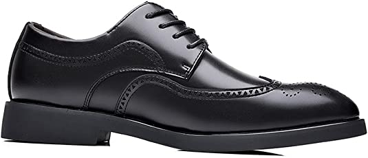 Santimon Men's Classic Wingtip Brogue Derby