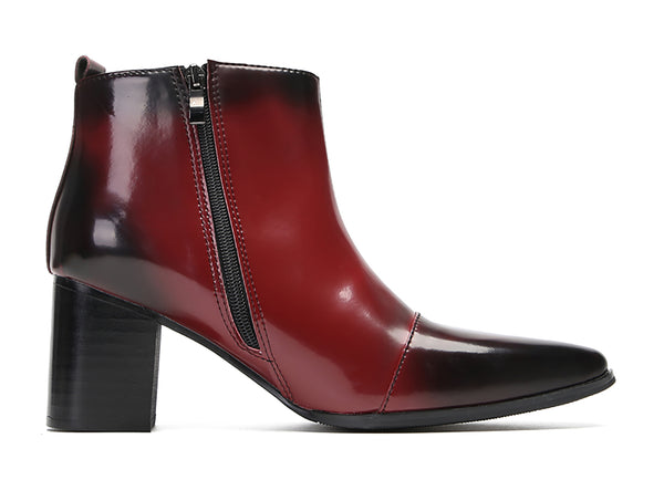 Santimon Men's Comfort Buckle Western Boots