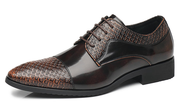 Santimon Men's Composite Business Derby Shoes