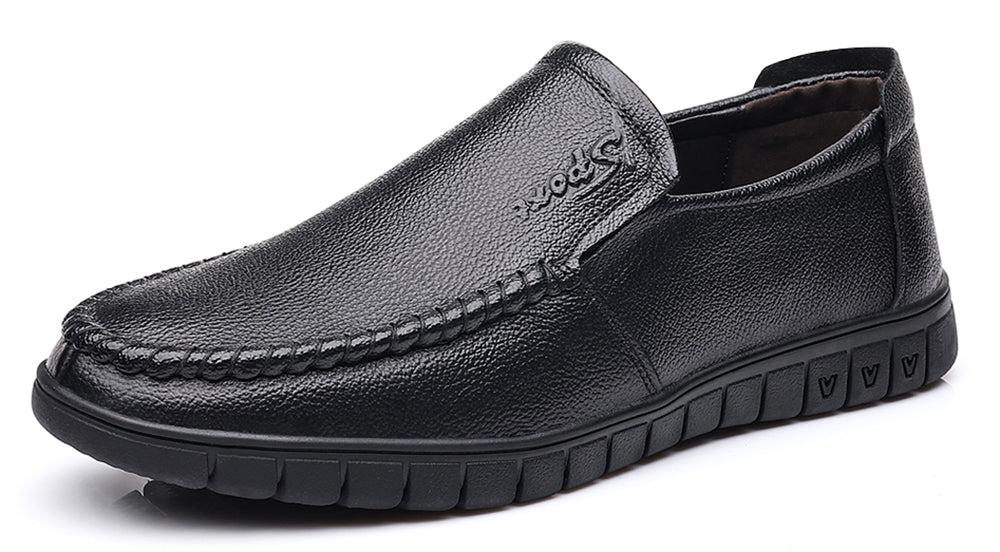 santimon Men's Composite Stitching Driving Loafers