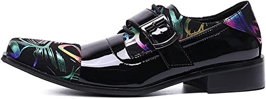 Santimon Men's Composite Western Loafers Self Tie