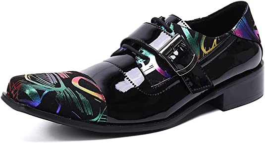 Santimon Men's Composite Western Loafers Self Tie