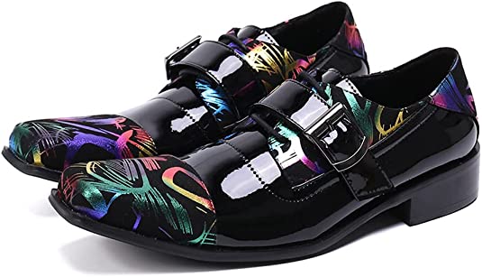 santimon Men's Composite Western Loafers Self Tie