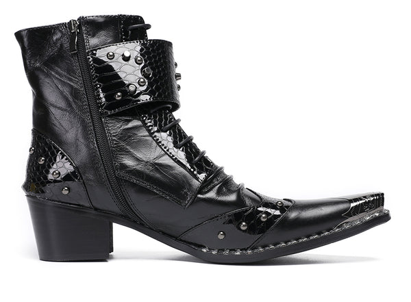 Santimon Men's Cowboy Boots For Party Casual & Dress