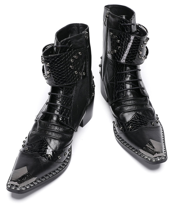 Santimon Men's Cowboy Boots For Party Casual & Dress