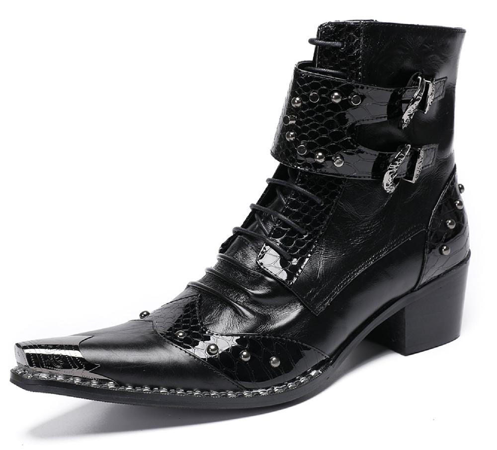 santimon Men's Cowboy Boots for Party Casual & Dress