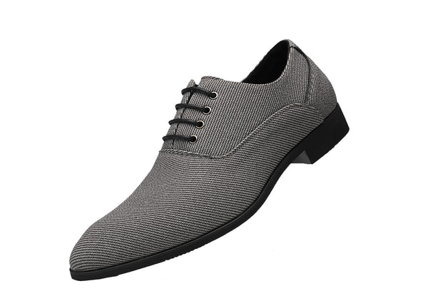 Santimon Men's Denim Stripes Oxfords