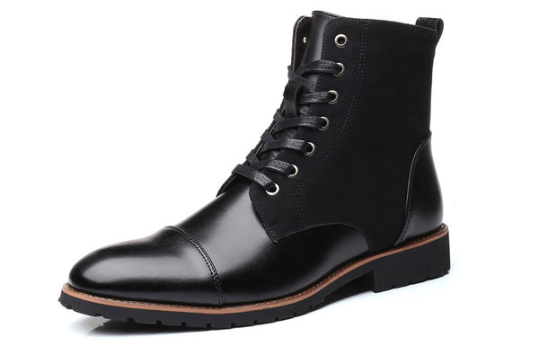 Santimon Men's Dress Boots Above Ankle