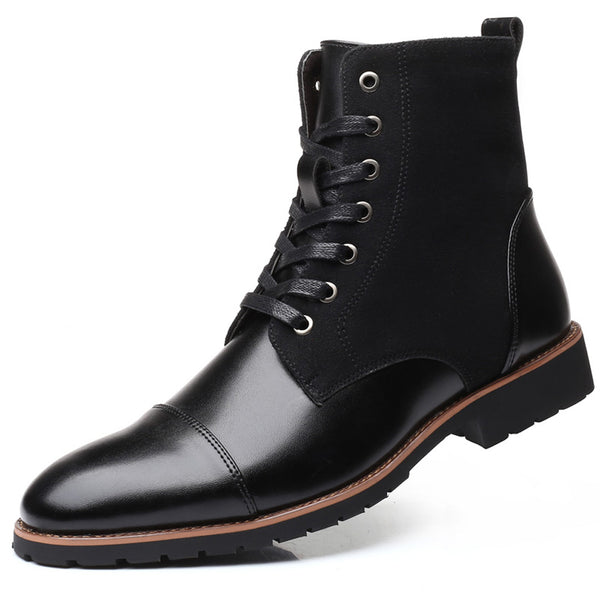 Santimon Men's Dress Boots Above Ankle