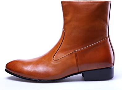 santimon Men's Dress Boots Above Ankle Sleek Cut