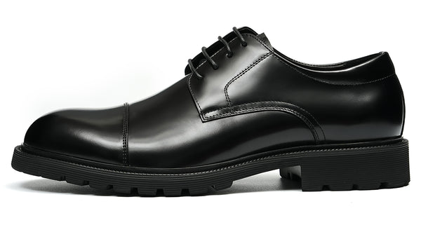 Santimon Men's Dress Formal Cap Toe Derby