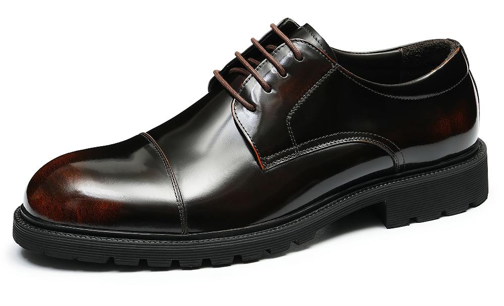 santimon Men's Dress Formal Cap Toe Derby