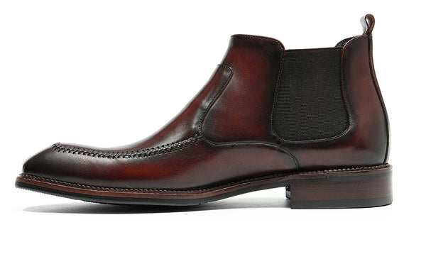 Santimon Men's Dress Formal Chelsea Boots