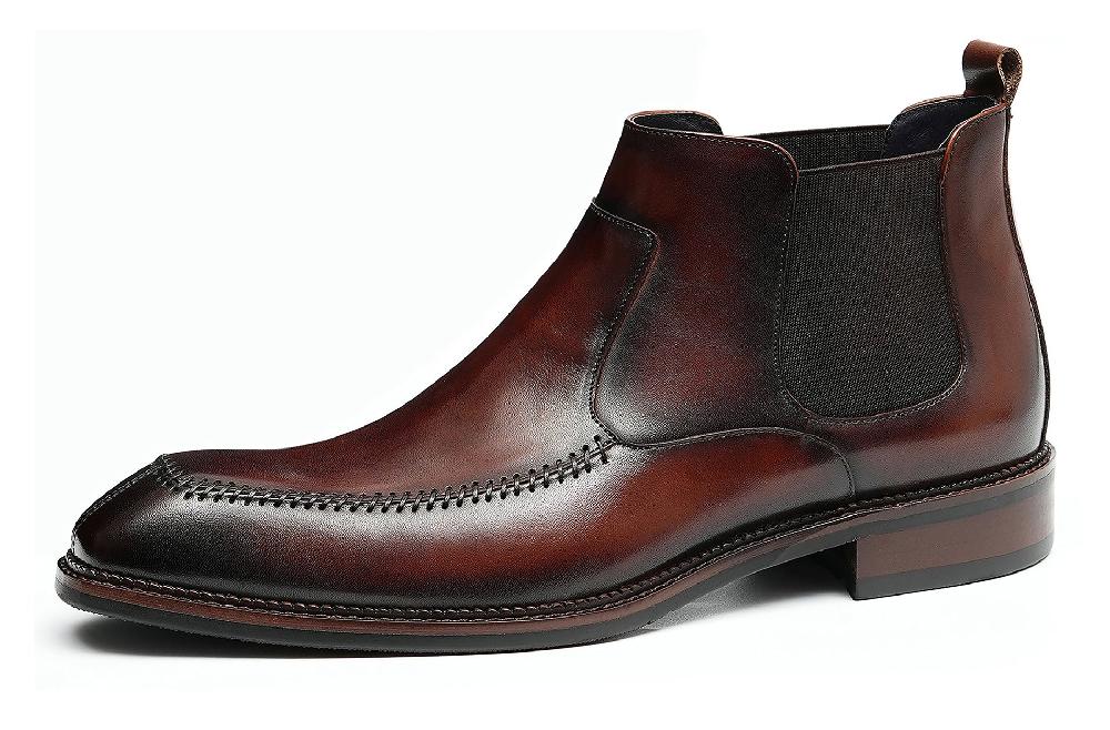 santimon Men's Dress Formal Chelsea Boots