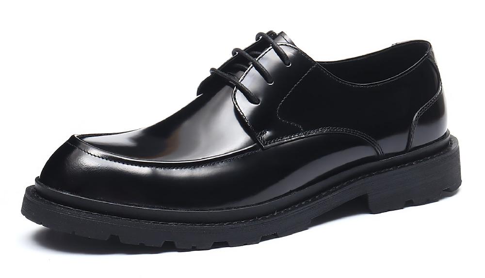 santimon Men's Dress Formal Patent Leather Derby