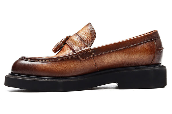 Santimon Men's Dress Formal Tassel Loafers